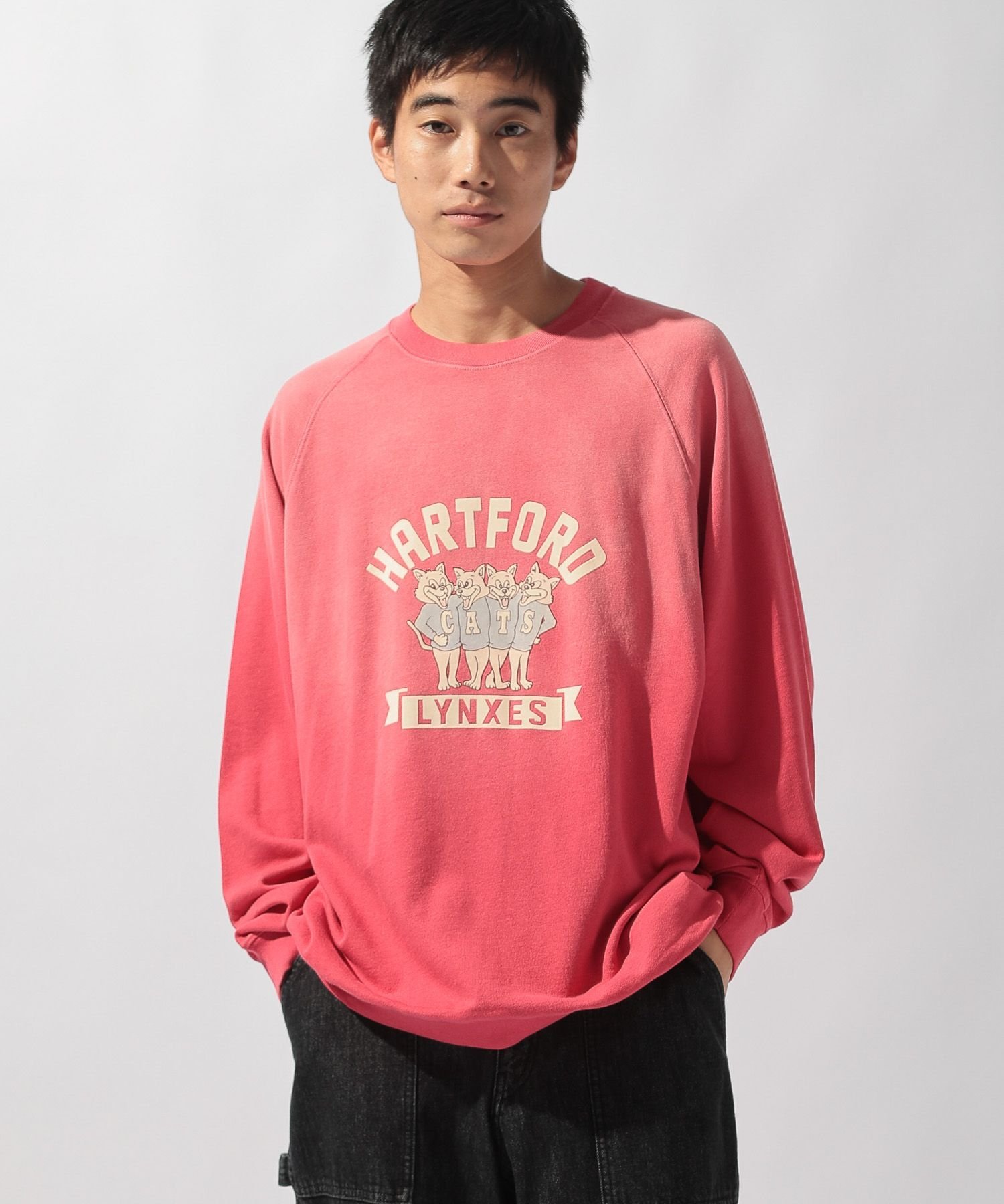 niko and ... 【SCREEN STARS】別注 VINTAGE RAGLAN SLEEVE SWEAT ニコアンド トップス カットソー・T..