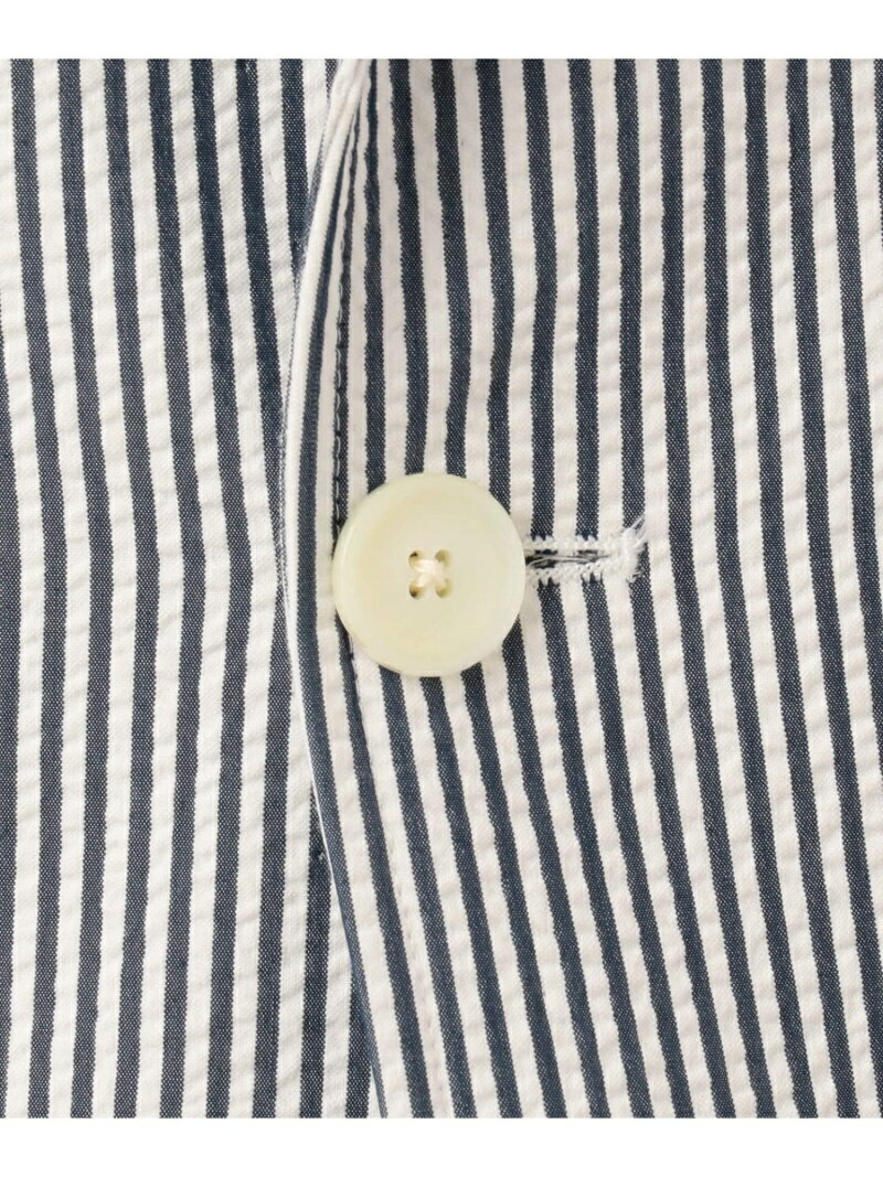 J. Press Cotton Silk Seersucker Sack Sportcoat JKOVKM0009: Stripe