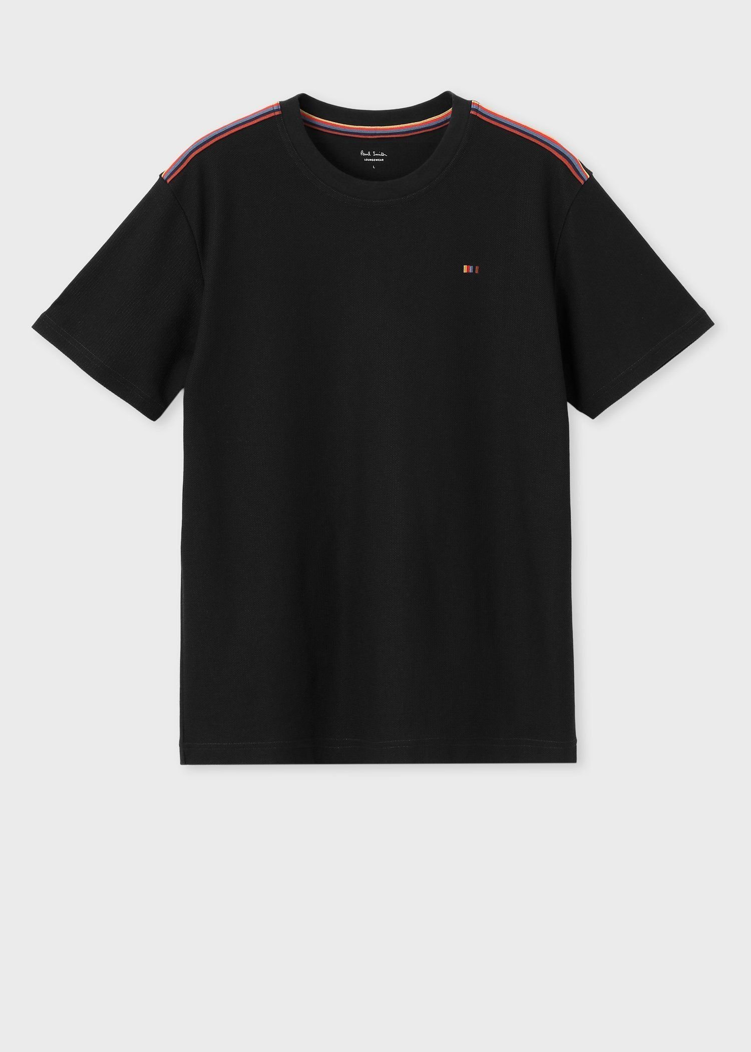 Paul Smith "TRAVELLER" ジャカードメッシュ Tシャツ ポール・スミス インナー・ルームウェア その他のインナー・ルームウェア ホワイト ネイビー ブラック【送料無料】