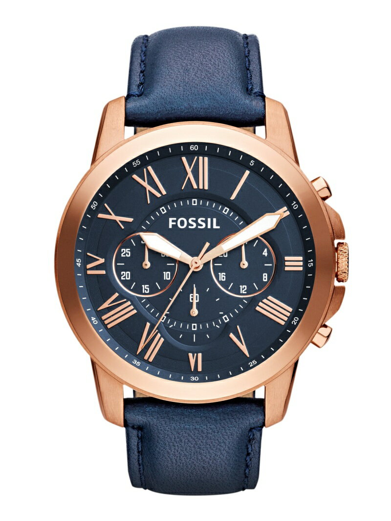 フォッシル 腕時計（メンズ） FOSSIL (M)GRANT/FS4835 フォッシル アクセサリー・腕時計 腕時計 ネイビー【送料無料】