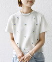 【SALE/40%OFF】SHIPS WOMEN 【WEB限定】<手洗い可能>ハイツイスト コットン ビジュー カノコ ニット シップス トップス その他のトッ...