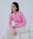 【SALE/40%OFF】EMMEL REFINES <EMMEL REFINES>EM HW ハイショクボタン リブ カーディガン ユナイテッドアローズ グリ...