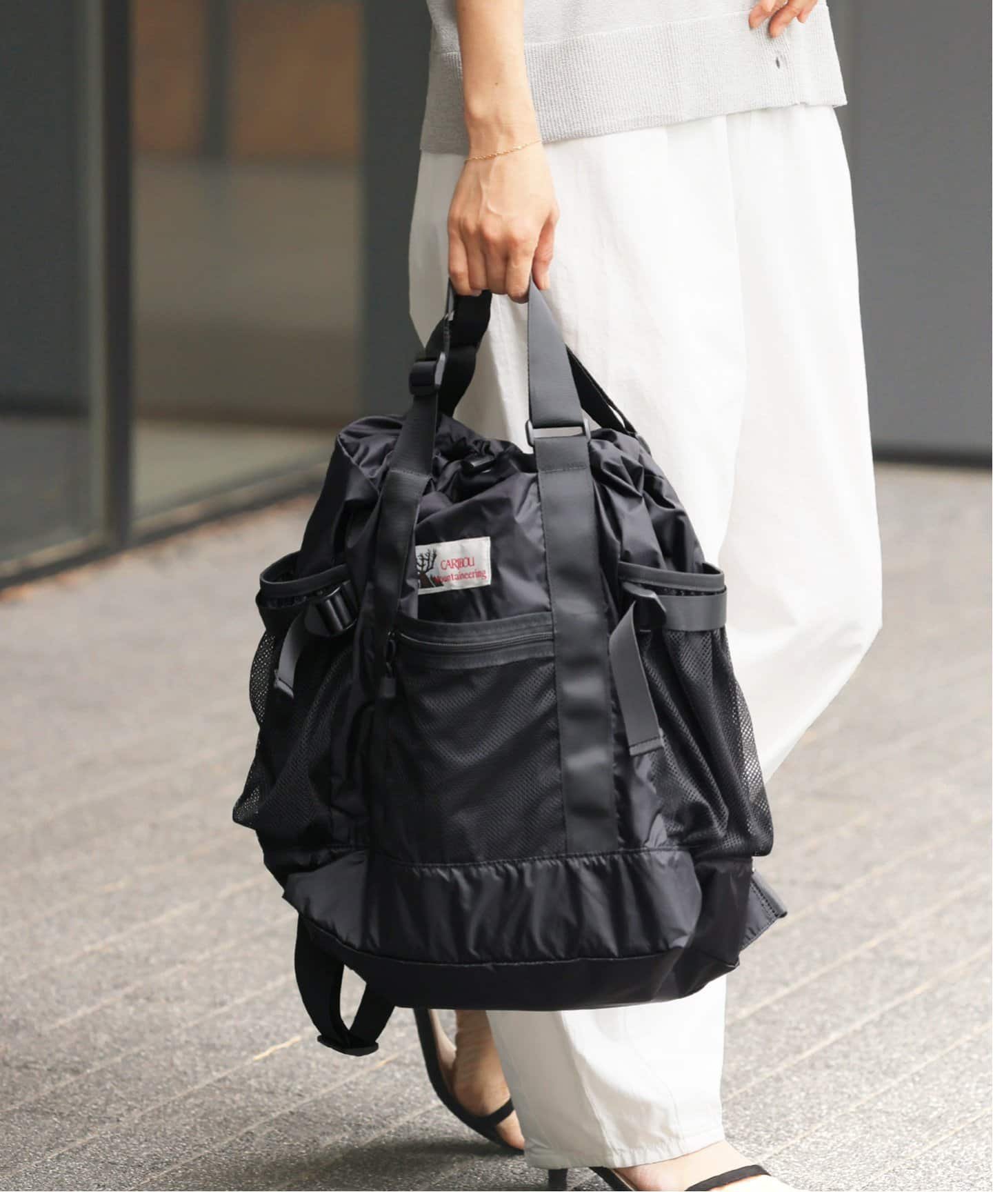 JOURNAL STANDARD relume 《追加予約7》別注【CARIBOU MOUNTAINEERING】 バックパック ジャーナル スタンダード レリューム バッグ リュック・バックパック パープル ブラック【送料無料】