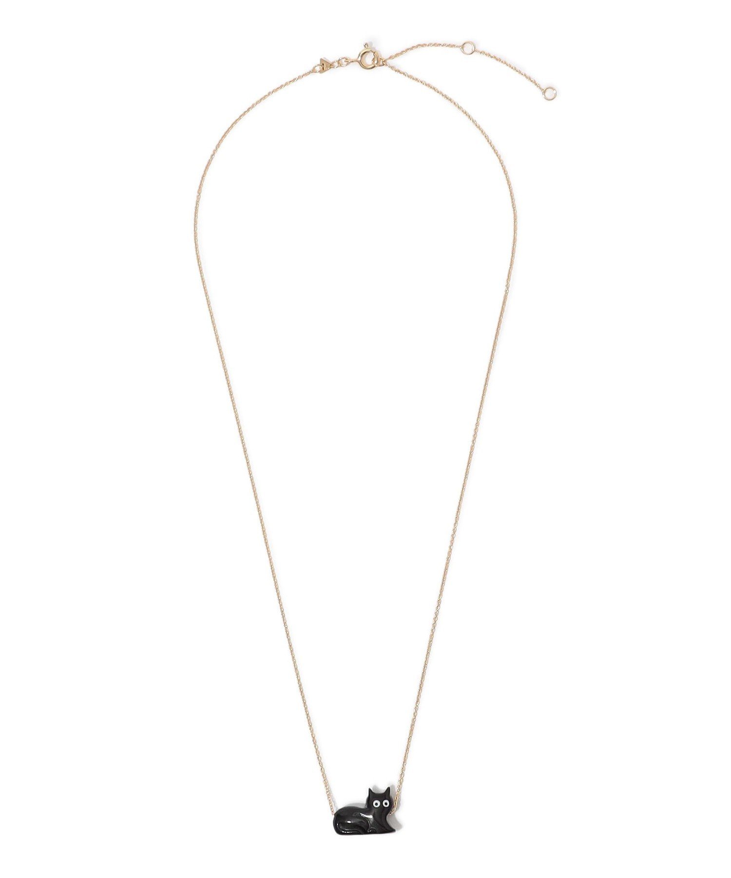 TOMORROWLAND GOODS ALIITA BLACK CAT ネックレス トゥモローランド アクセサリー・腕時計 ネックレス ブラック