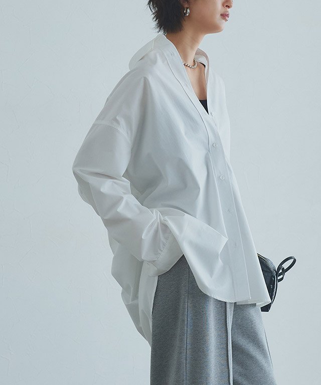 RASW [RASW]2レングスオーバーシャツ ピエロ トップス シャツ・ブラウス ホワイト【送料無料】のサムネイル