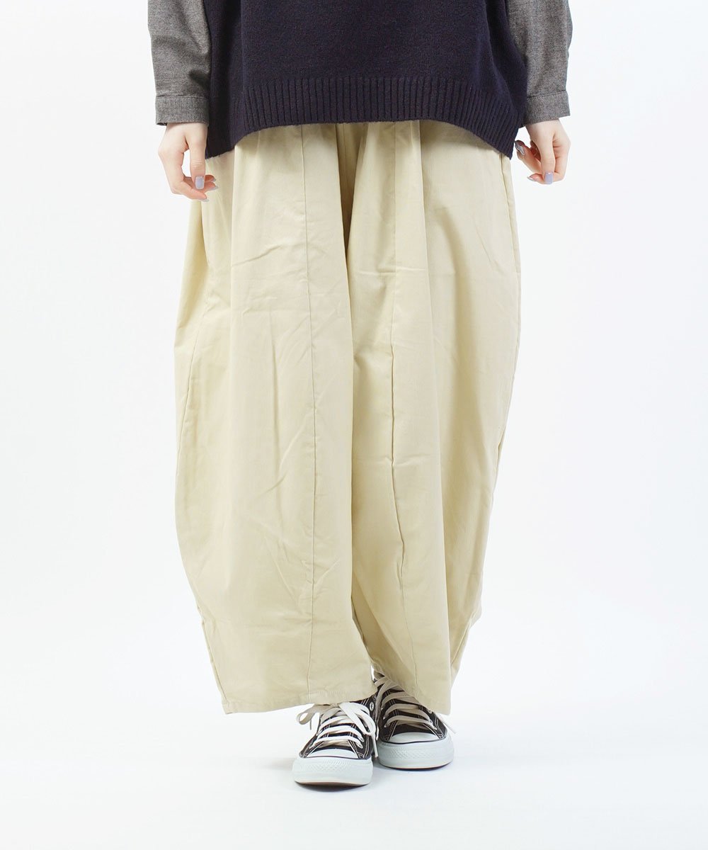 MidiUmi ミディウミ コーデュロイコクーンパンツ ブルーコムブルー パンツ その他のパンツ