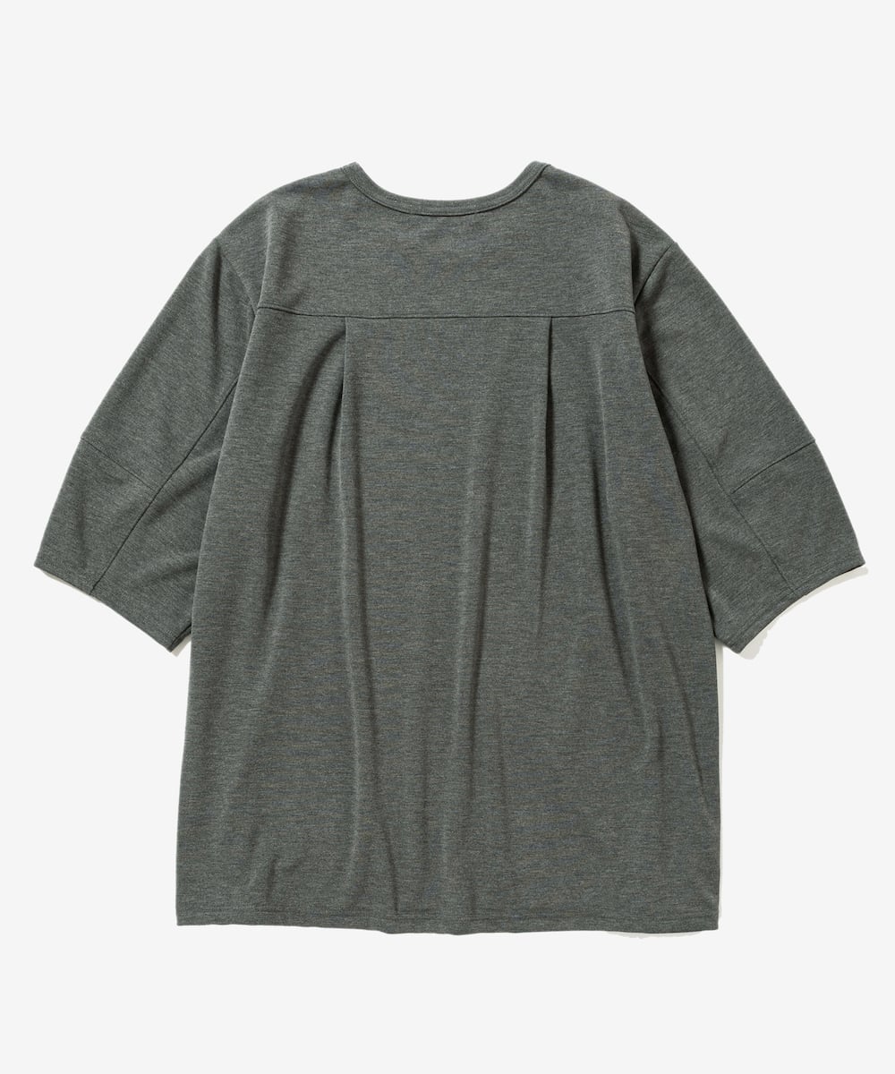 rehacer rehacer/(M)Lanthanum Sleeve CS (ランタン) レアセル トップス カットソー・Tシャツ グレー ネイビー【送料無料】