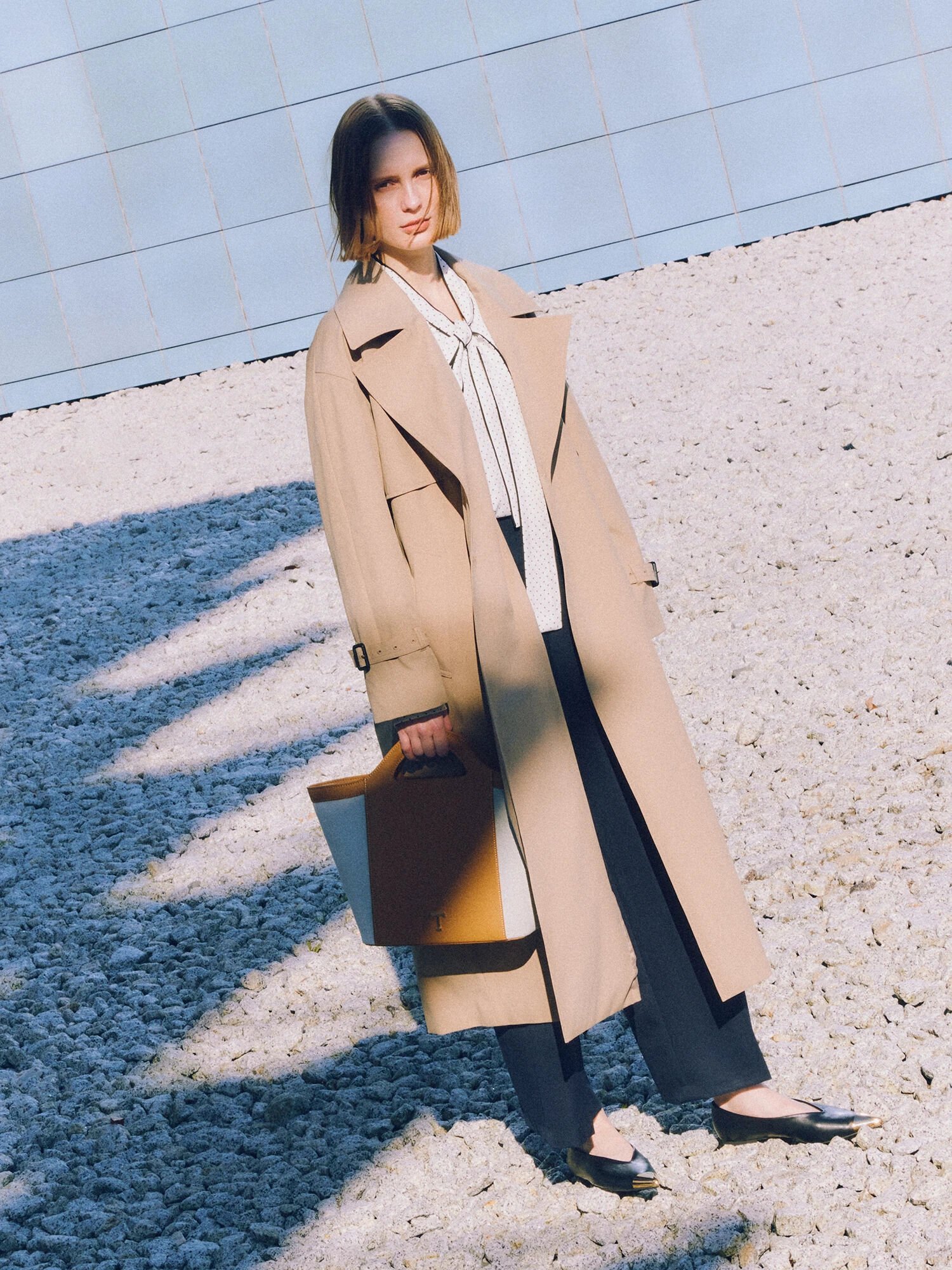 Te chichi ロングトレンチコート《2026 spring catalog item》 テチチ ジャケット・アウター その他のジャケット・アウター ベージュ