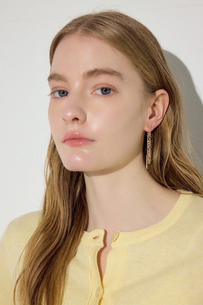 AZUL BY MOUSSY ミックスチェーンスウィングピアス アズールバイマウジー アクセサリー・腕時計 その他のアクセサリー・腕時計