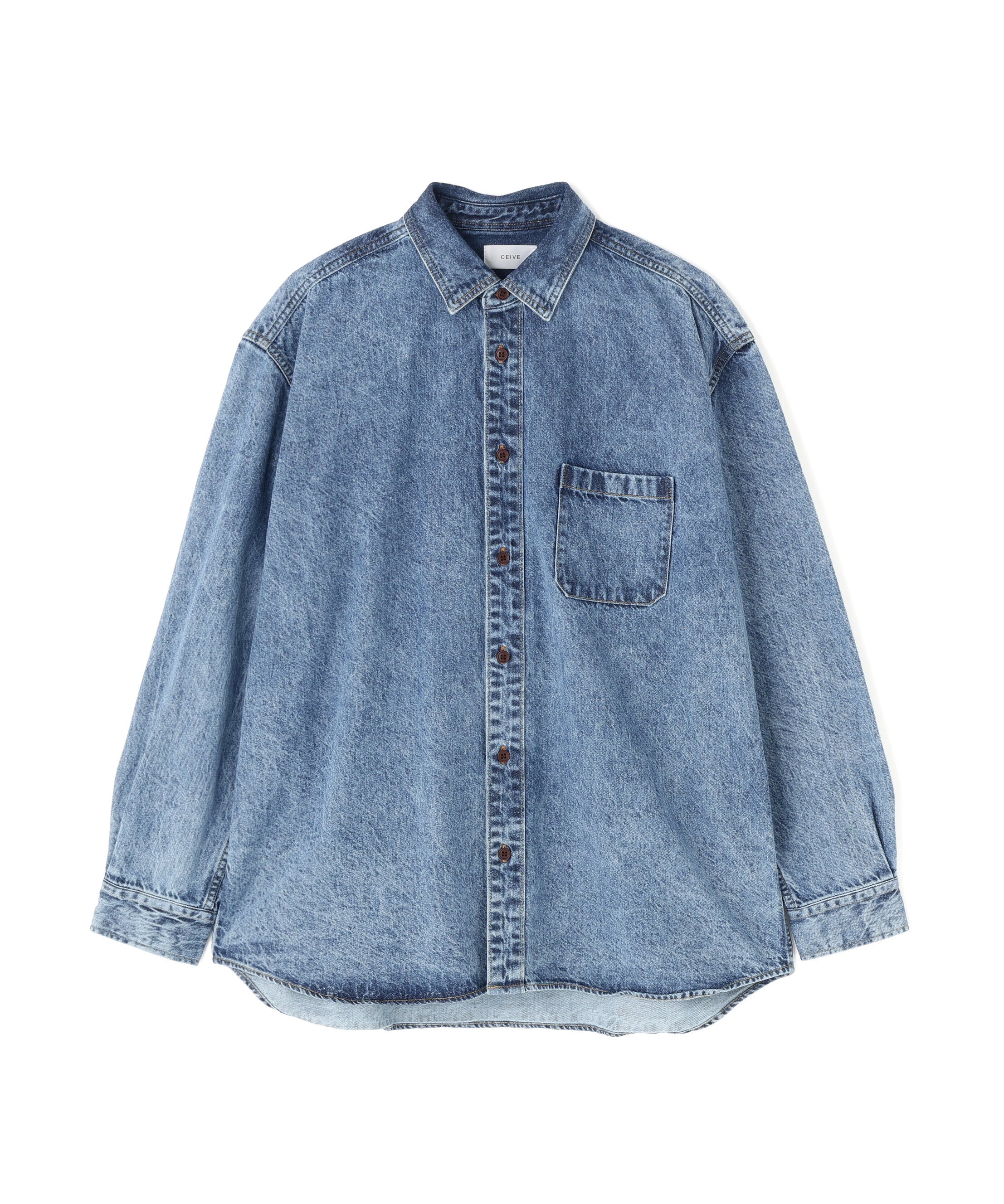LHP CEIVE/シーヴ/OVER SHIRT JACKET エルエイチピー トップス シャツ・ブラウス ブラック ブルー