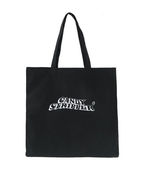 Candy Stripper (W)CANDY LOGO CANVAS TOTE BAG キャンディストリッパー バッグ トートバッグ ブラック グリーン ピンク イエロー【送料無料】