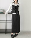 【SALE/54%OFF】La-gemme リボンビスチェセットアップ ラジュール スーツ・フォーマル セットアップスーツ ホワイト ブラック グレー【送料無料...