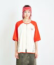 ANNA SUI NYC レースドッキングダブルジップシャツ アナ スイ トップス カットソー・Tシャツ レッド ブルー ブラック【送料無料】