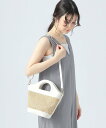 BEAMS HEART WOMEN くり手ハンドル バッグ 25SS ショルダーバッグ レディース ビームス ハート バッグ かごバッグ ホワイト ブラック【送...
