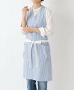 【SALE/20%OFF】212 KITCHEN STORE ペンシルストライプ Vネックエプロン BL トゥーワントゥーキッチンストア 食器・調理器具・キッチ...