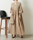Jena espace merveilleux ニットドッキングプリーツワンピース ジェナエスパスメルヴェイユ ワンピース・ドレス その他のワンピース・ドレス ...