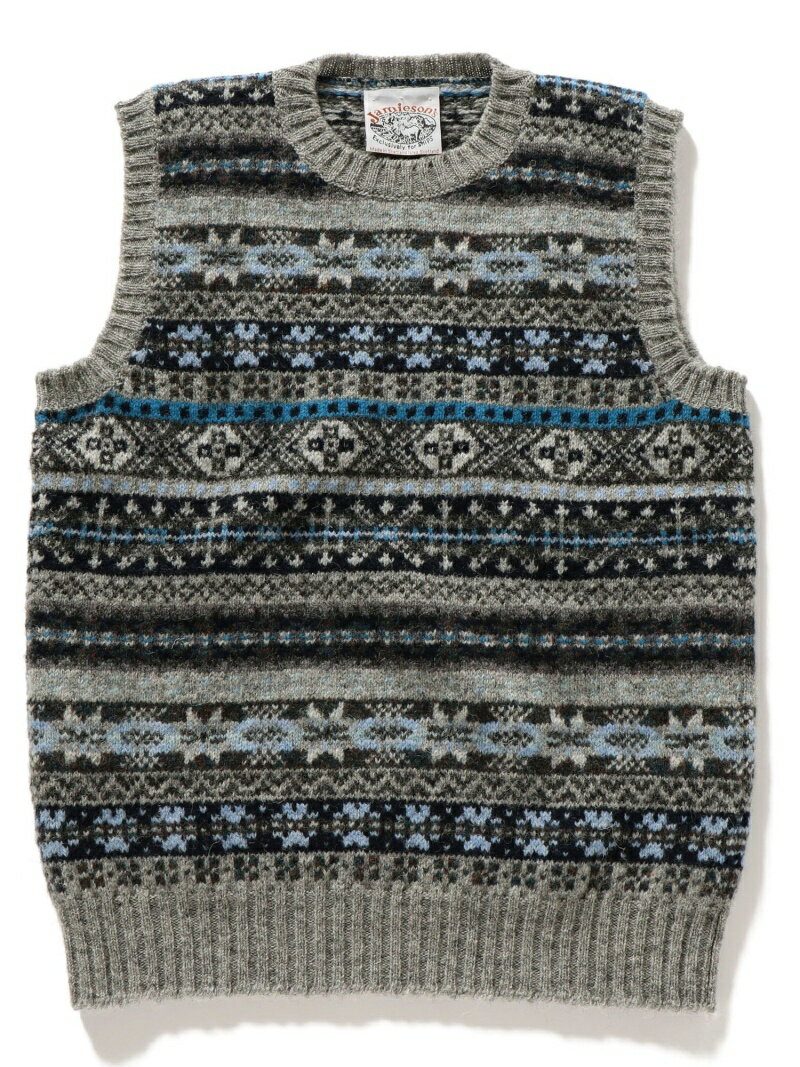 Wool Crewneck Slipover 126-58-0003: Grey