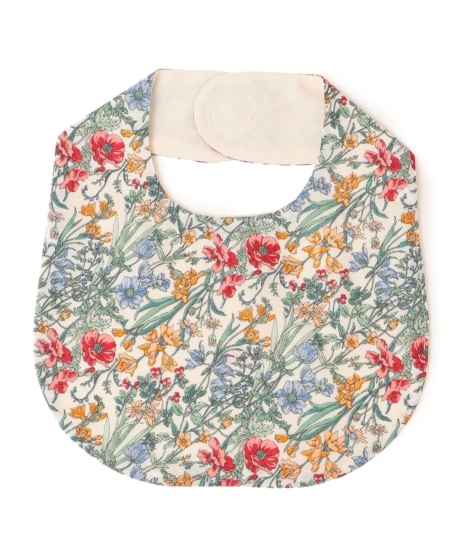 【SALE／30%OFF】SHIPS KIDS SHIPS KIDS:フラワー リバーシブル スタイ シップス マタニティウェア・ベビー用品 スタイ・よだれかけ レッド イエローのサムネイル