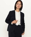 【SALE/30%OFF】COMME CA ISM 【セットアップ対応】杢調ストレッチツイル ノーカラージャケット コムサイズム スーツ・フォーマル スーツジャ...