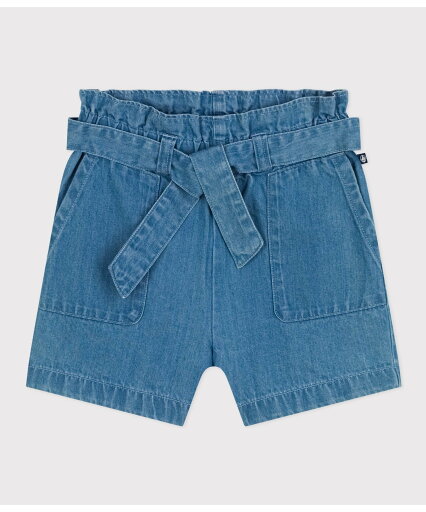 PETIT BATEAU ライトデニムショートパンツ プチバトー パンツ その他のパンツ ブルー【送料無料】 PETIT BATEAU ライトデニムショートパンツ プチバトー パンツ その他のパンツ ブルー【送料無料】