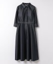 LANVIN COLLECTION デニムライクコットンシルクワンピース ランバン コレクション ワンピース・ドレス その他のワンピース・ドレス ネ..