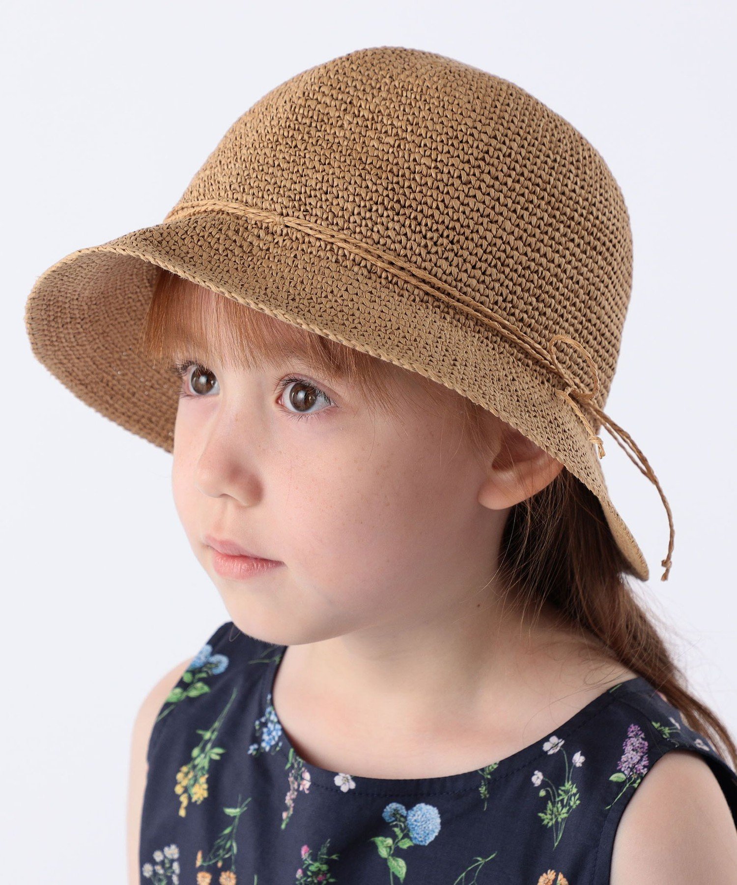 【SALE／30%OFF】SHIPS KIDS SHIPS KIDS:ガール ペーパー ハット シップス 帽子 ハット ベージュ【送料無料】 2