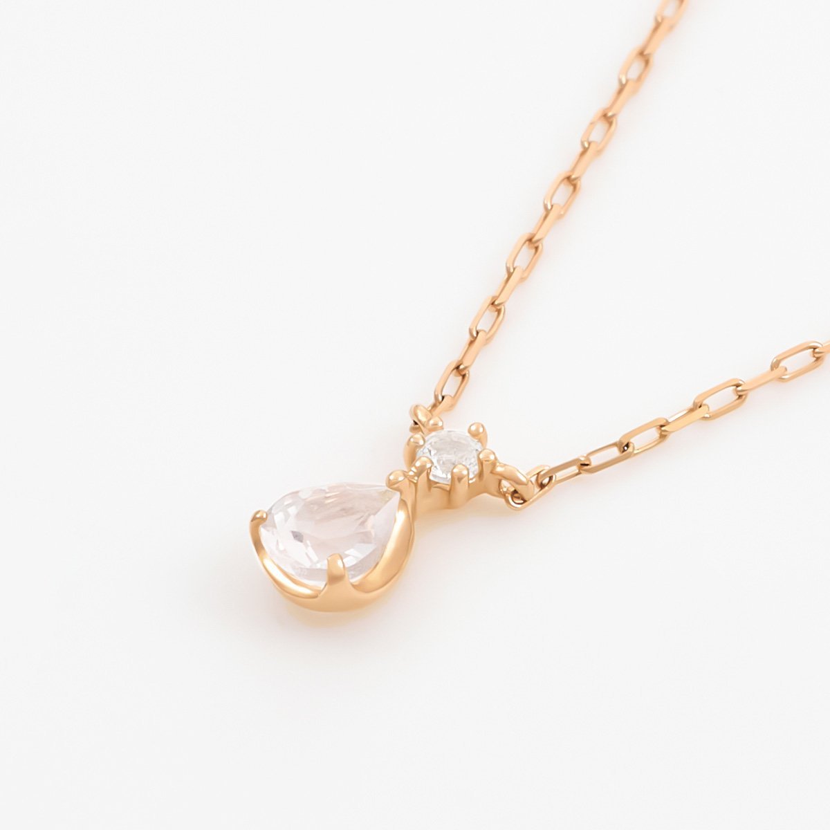 4℃ 【4月誕生石】K10ピンクゴールド ネックレス ヨンドシー アクセサリー・腕時計 ネックレス ゴールド【送料無料】