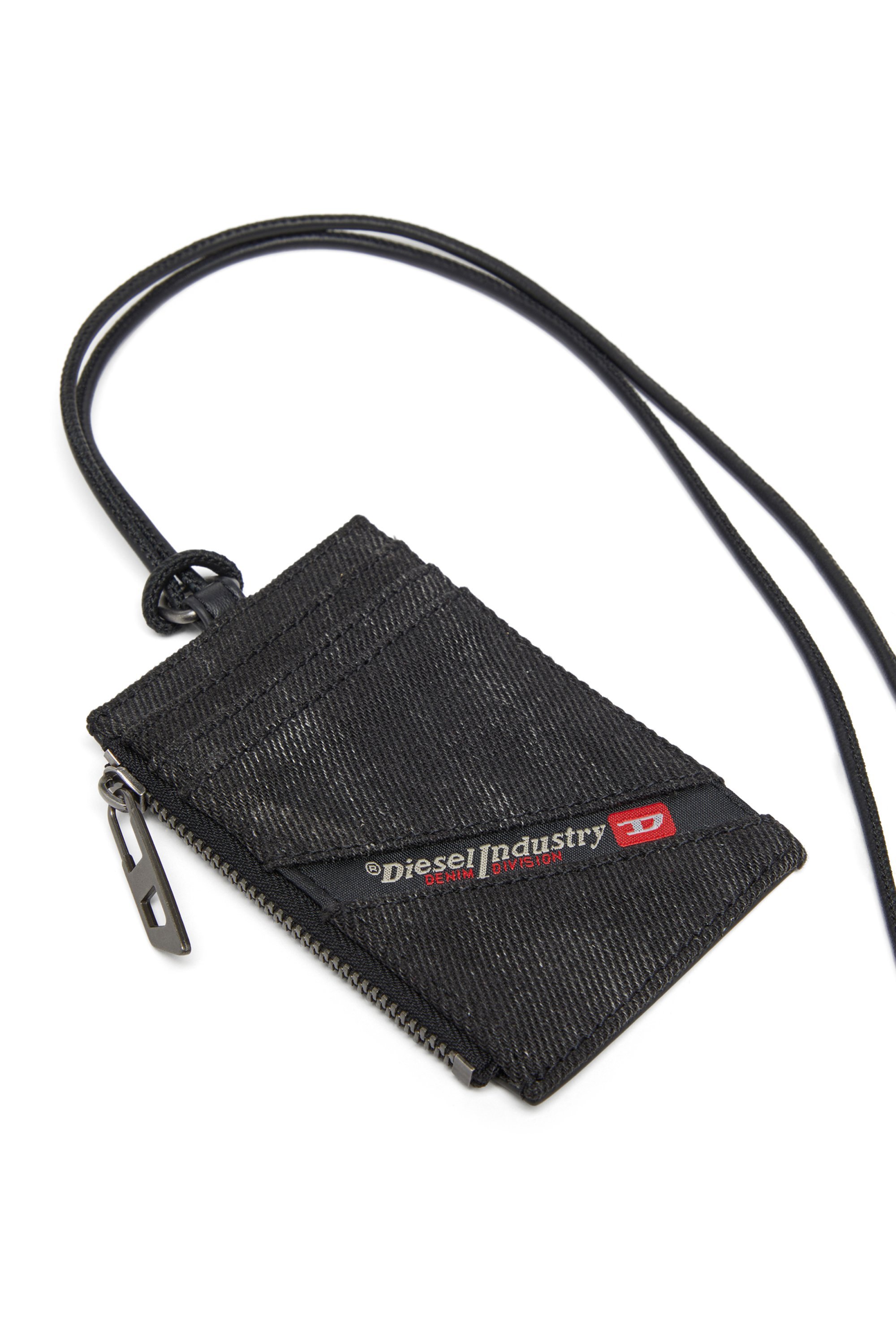 メンズ カードケース MULTI-PKTS MULTI-PKTS BADGE HOLDER ディーゼル 財布・ポーチ・ケース 名刺入れ・カードケース ブラック