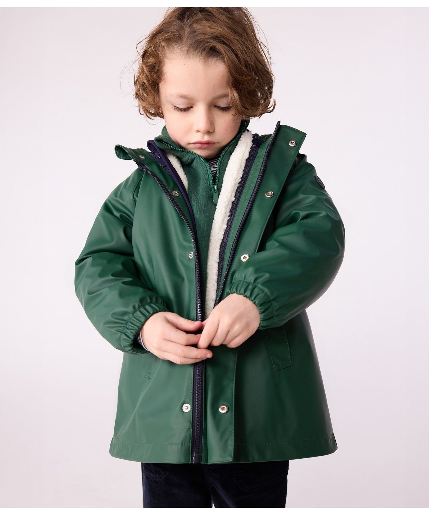 PETIT BATEAU ヨットパーカ プチバトー ジャケット・アウター マウンテンパーカー【送料無料】