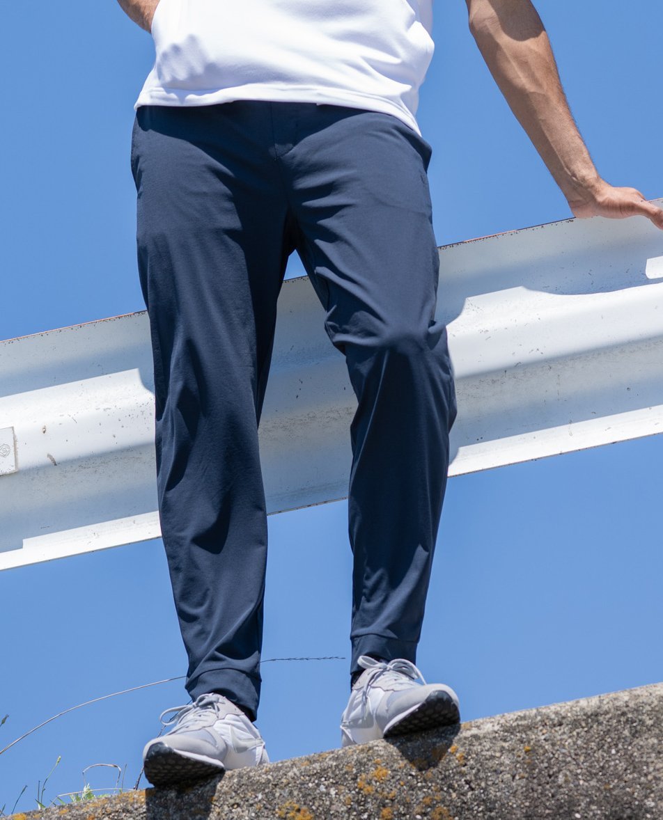 YEVS 【VIRTUOUS】カットソーロングパンツ メンズ イーブス パンツ その他のパンツ ネイビー ブラック グレー