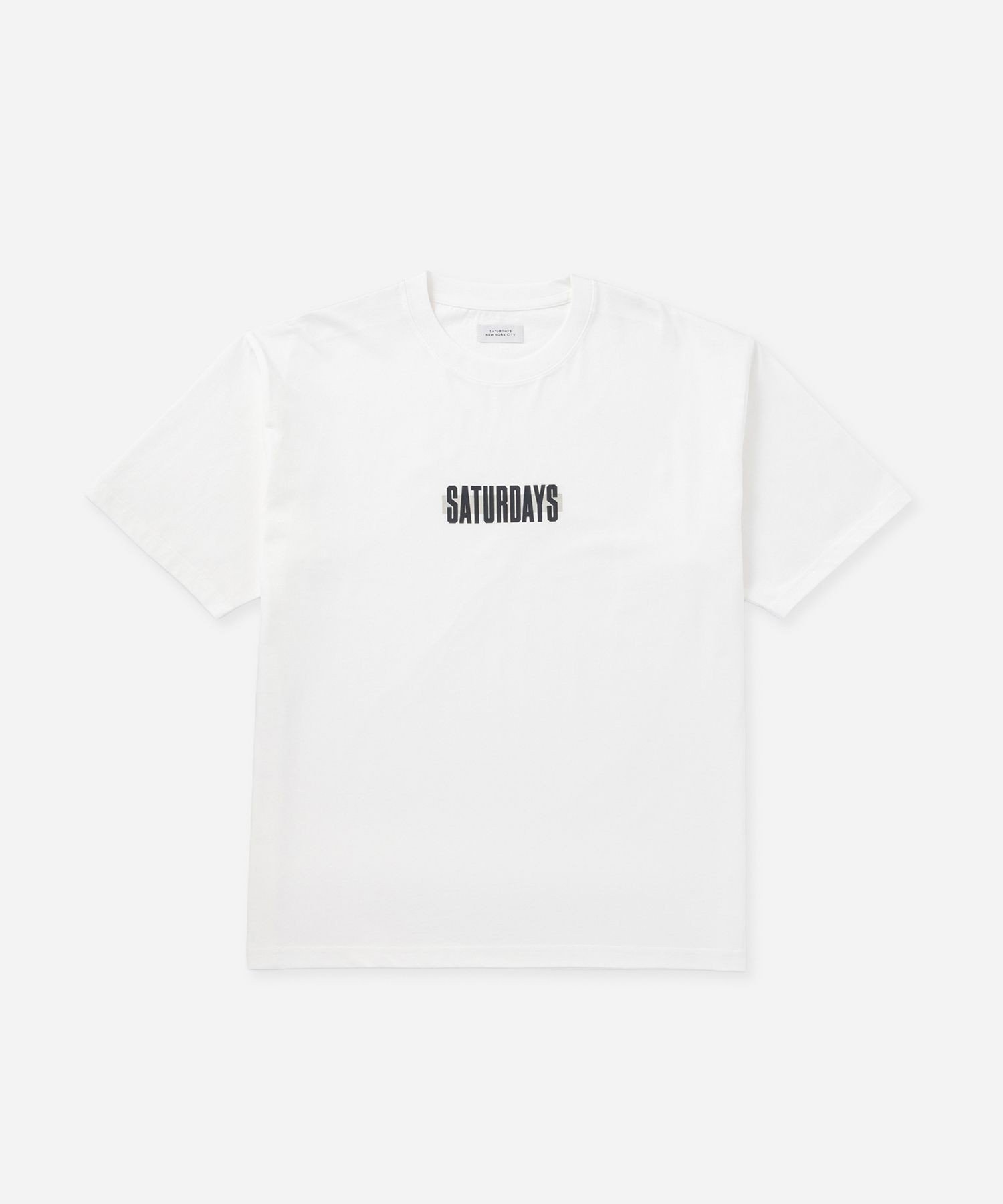 Cover Lined Relax SS Tee サタデーズ ニューヨークシティ トップス カットソー・Tシャツ ブラック ホワイト グリーン