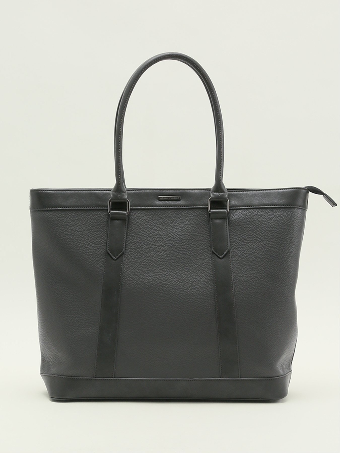 TAKA-Q トート バッグ メンズ ビジネス 鞄 A4対応 クッションポケット シュリンク 型押し 合成皮革 タカキュー バッグ トートバッグ グレー【送料無料】