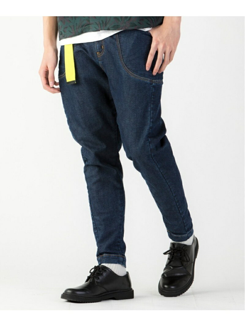 rehacer rehacer:Multi Pocket Denim Pants Type-Narrow- レアセル パンツ ジーンズ・デニムパンツ ブルー ネイビー