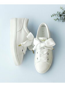 TOCCA 【WEB限定】BIG RIBBON CANVAS SNEAKERS スニーカー トッカ シューズ・靴 スニーカー ホワイト ブラック【送料無料】