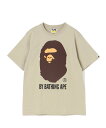 A BATHING APE BY BATHING APE TEE M ア ベイシング エイプ トップス カットソー・Tシャツ ベージュ ブラック ネイビー ホワイト【送料無料】