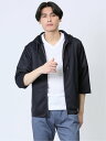 【SALE/63%OFF】TAKA-Q 吸水速乾 千鳥格子 7分袖パーカー タカキュー トップス パーカー・フーディー グレー ネイビー