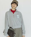MAISON SPECIAL DISCUS Collaboration Half Zip Sweatshirt メゾンスペシャル トップス スウェット・トレーナ...