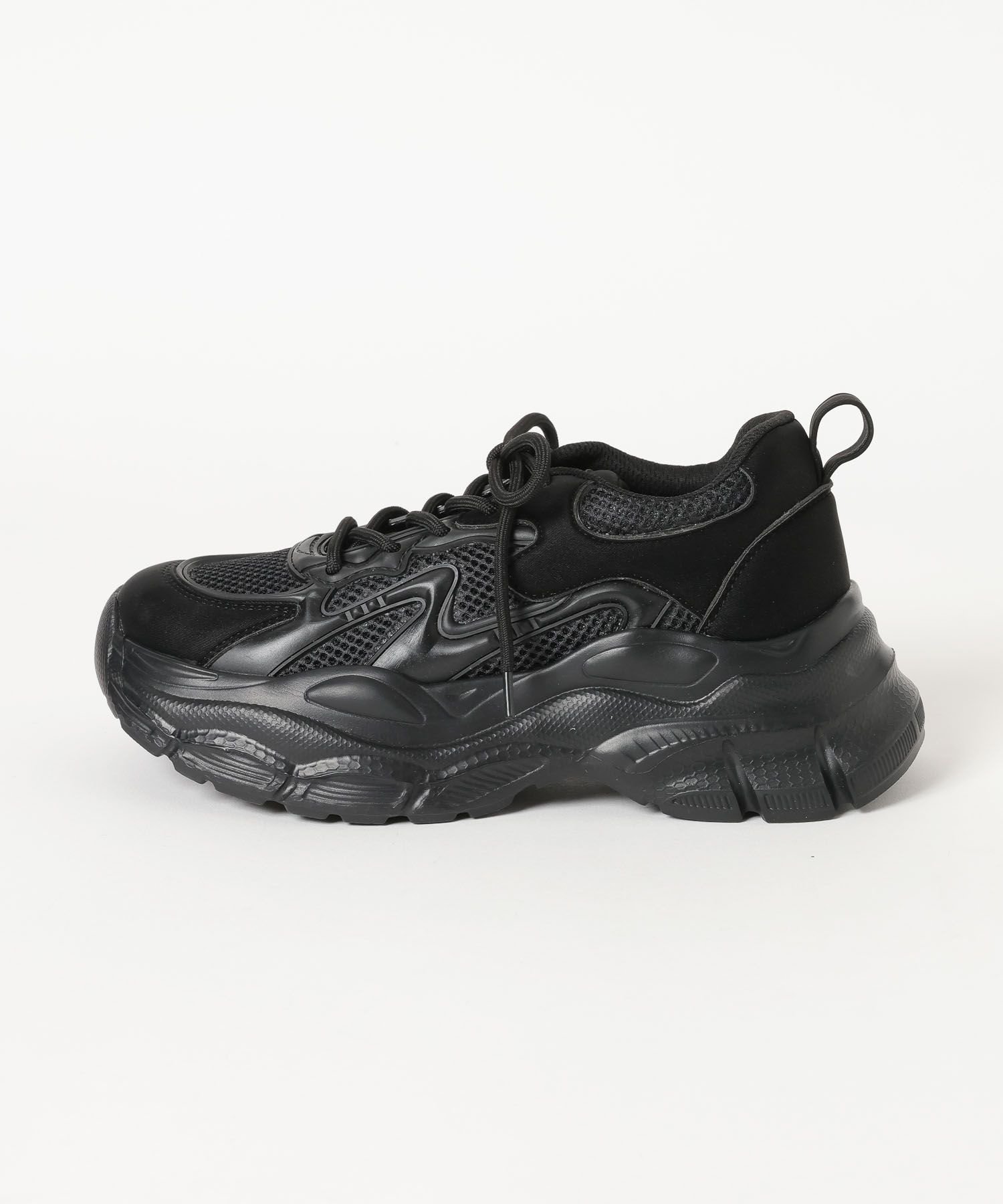 【SALE／50%OFF】GLOBAL WORK エアかるボリュームソールスニーカー/577759 グローバルワーク シューズ・靴 スニーカー ブラック ホワイト stylife-15231310 Rakuten Fashion サンプル画像3