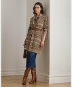 LAUREN RALPH LAUREN フェア アイル ベルテッド ウールブレンド カーディガン ラルフローレン トップス カーディガン ブラウン【送料無料】