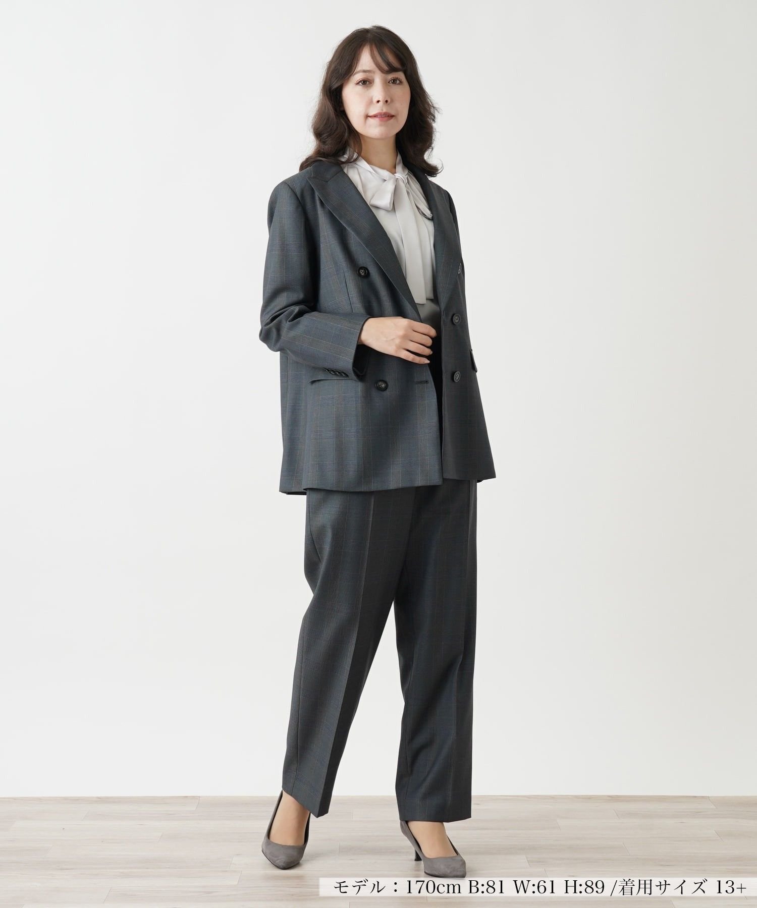 Leilian PLUS HOUSE パンツ レリアン プラスハウス パンツ その他のパンツ グレー