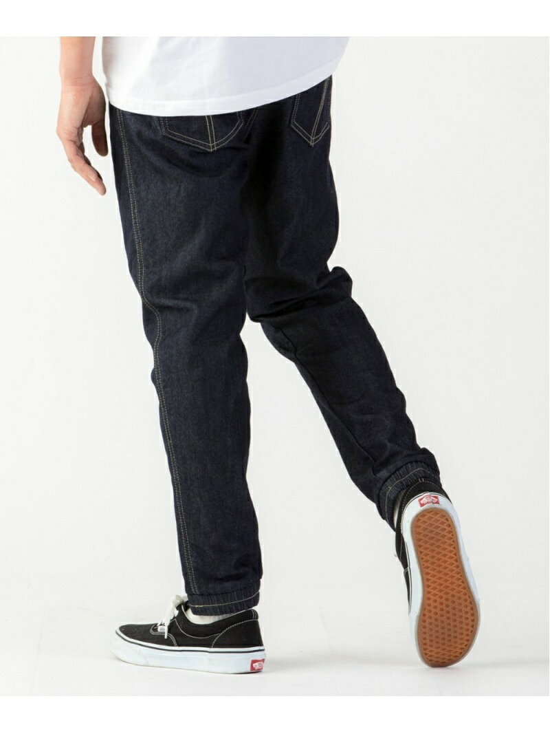 rehacer Joint Tapperd Denim Pants レアセル パンツ その他のパンツ ブルー ネイビー
