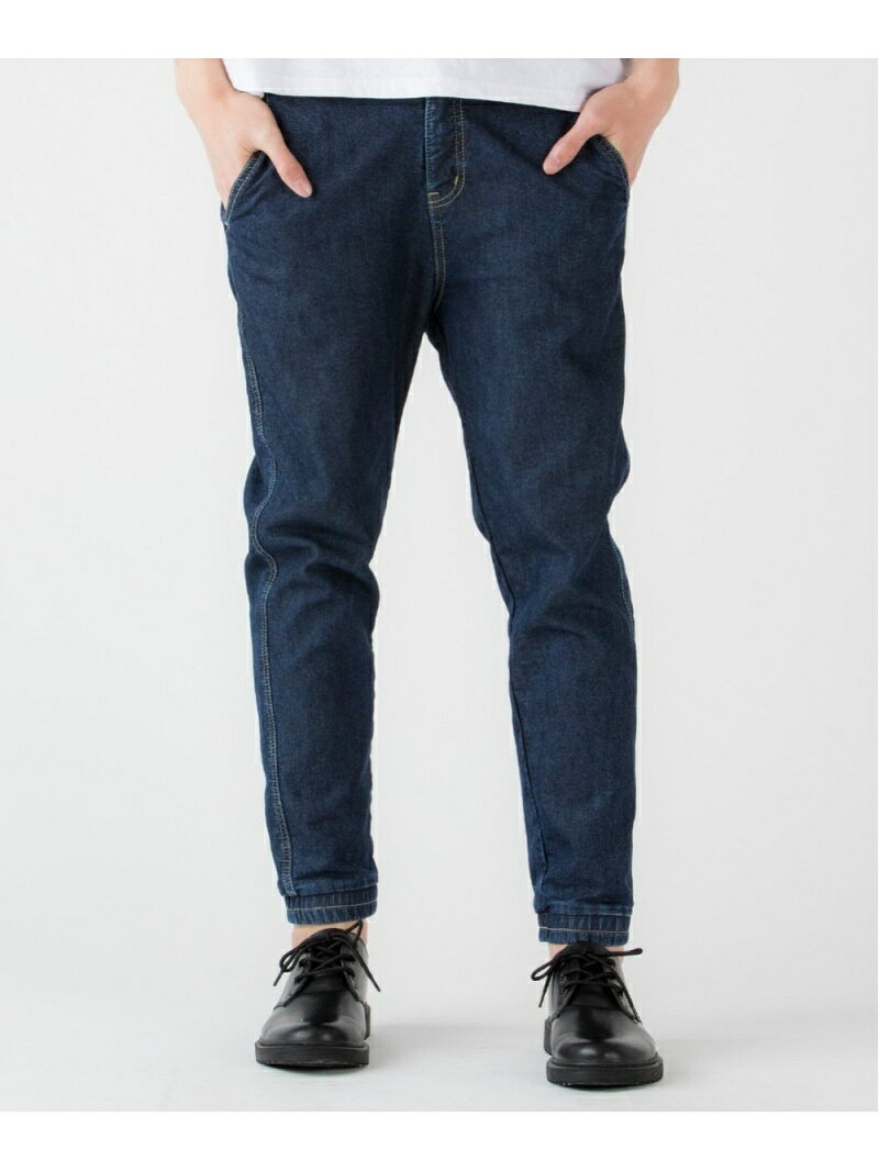 rehacer Joint Tapperd Denim Pants レアセル パンツ その他のパンツ ブルー ネイビー
