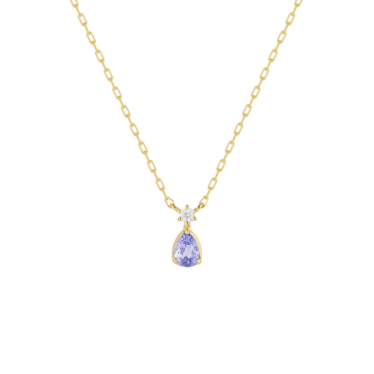 4℃ 【12月誕生石】K10イエローゴールド ネックレス ヨンドシー アクセサリー・腕時計 ネックレス イエロー【送料無料】
