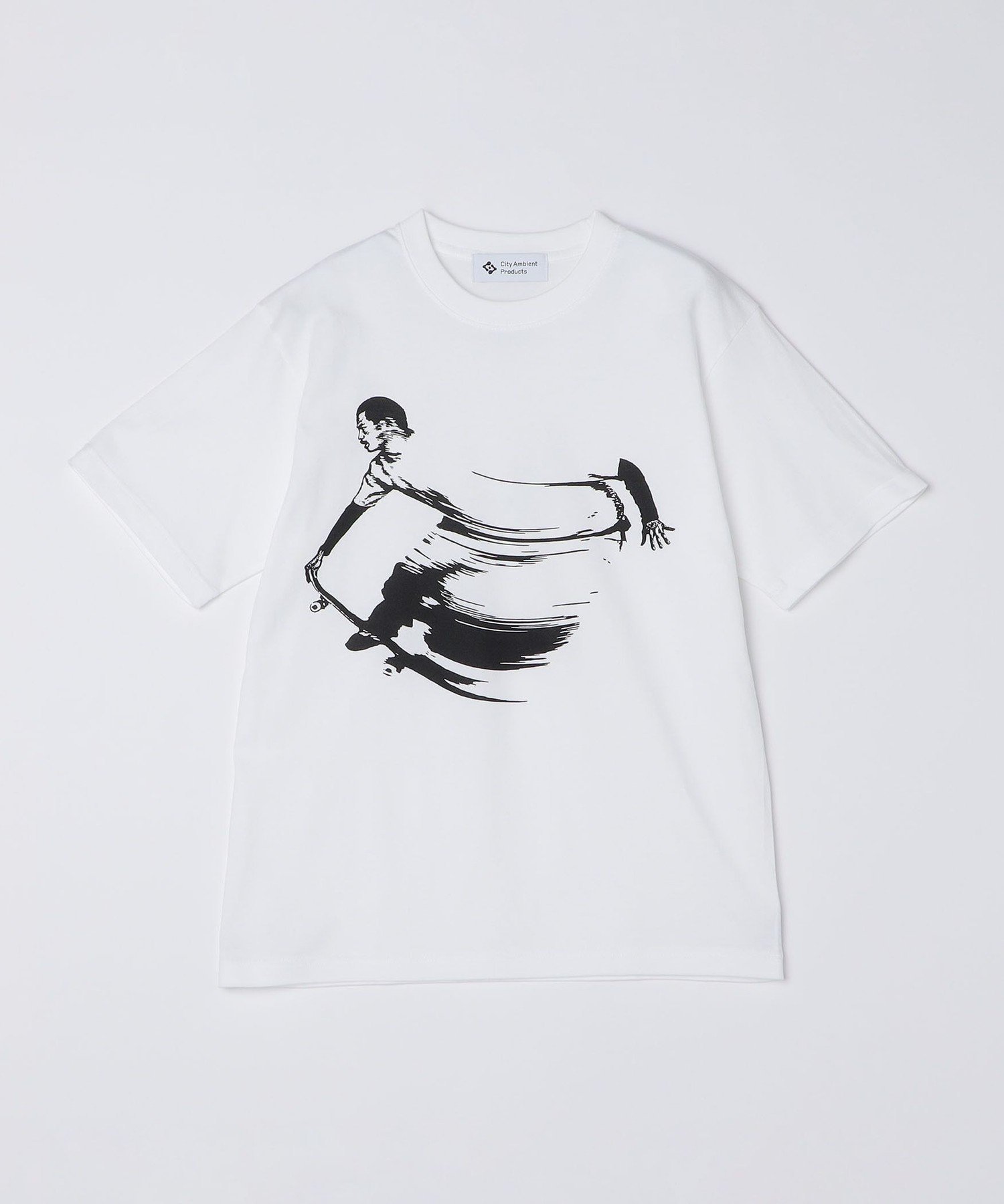 MEN 【City Ambient Products別注】WK Interact: モーション Tシャツ シップス トップス カットソー・Tシャツ ブラック ホワイト グリーン