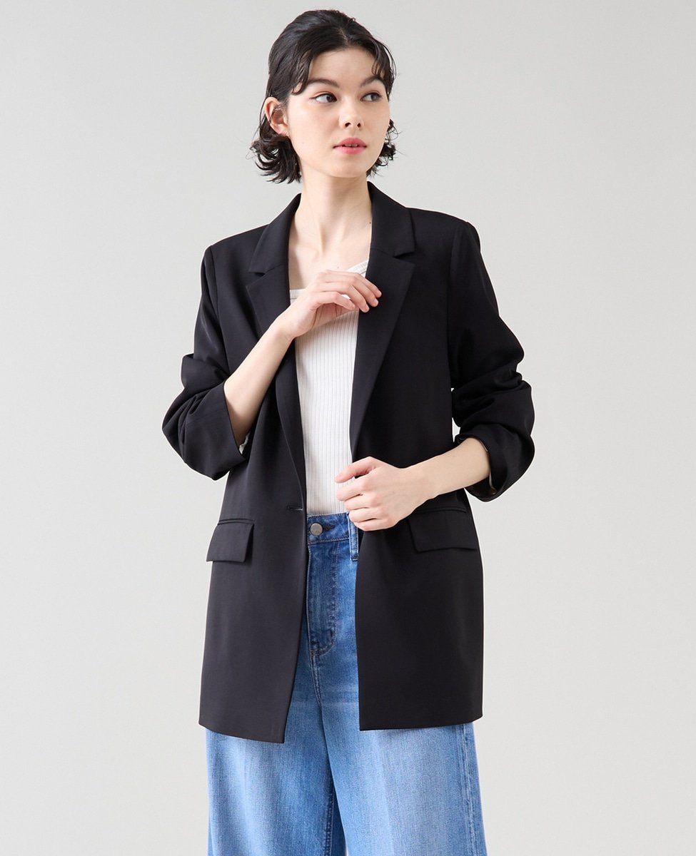 TIARA リラックステーラードジャケット(セットアップ可) ティアラ ジャケット・アウター テーラードジ..