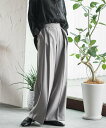 【SALE/30%OFF】la.f... 【WEB限定】タックワイドパンツ≪洗濯機で洗える≫ ラ・エフ パンツ その他のパンツ ブラック ブラウン【送料無料】