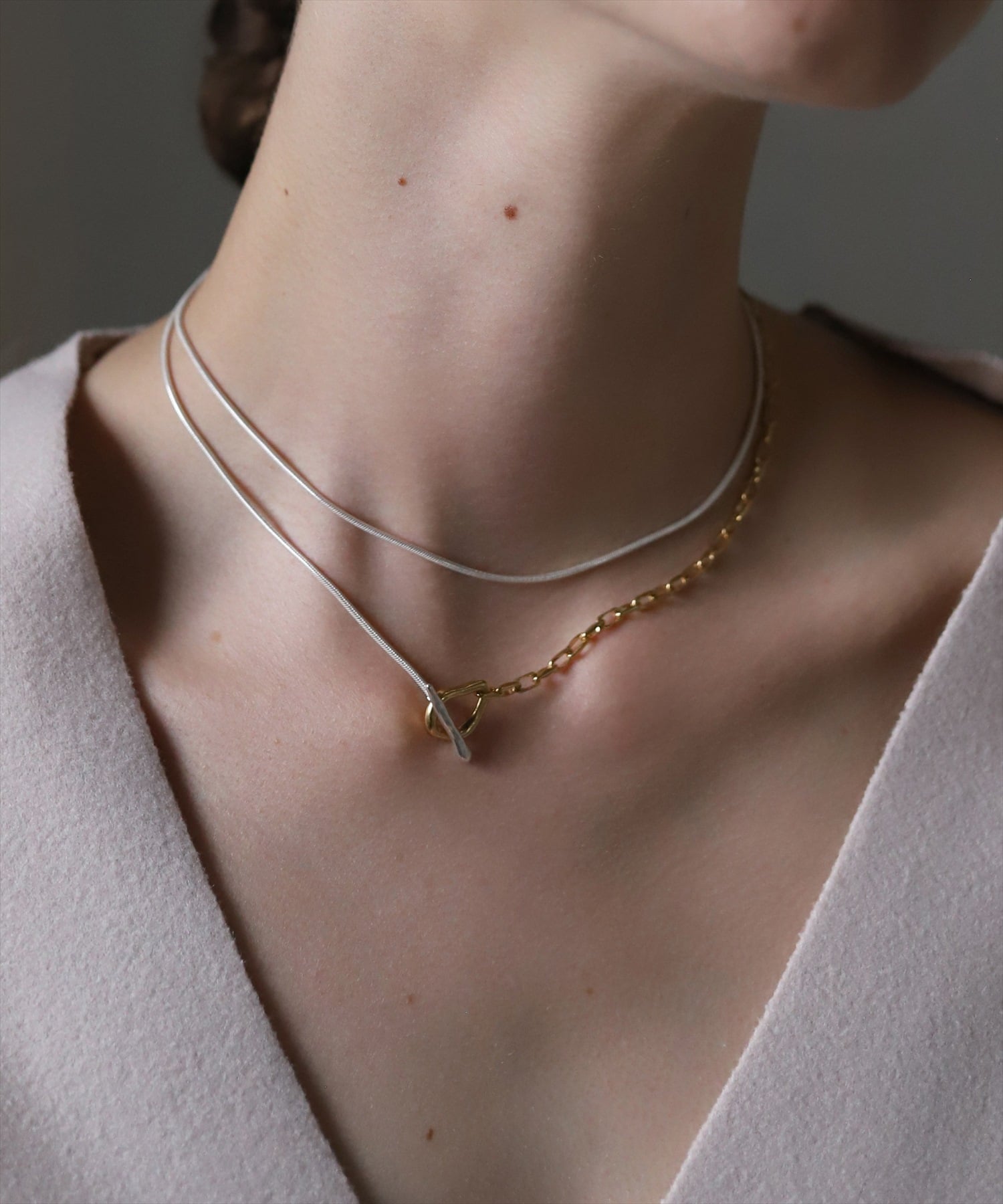 TEN. カンダマントネックレス MIX ギフト プレゼント ネックレス manyway 二重 ラリエット テン アクセサリー・腕時計 ネックレス【送料無料】