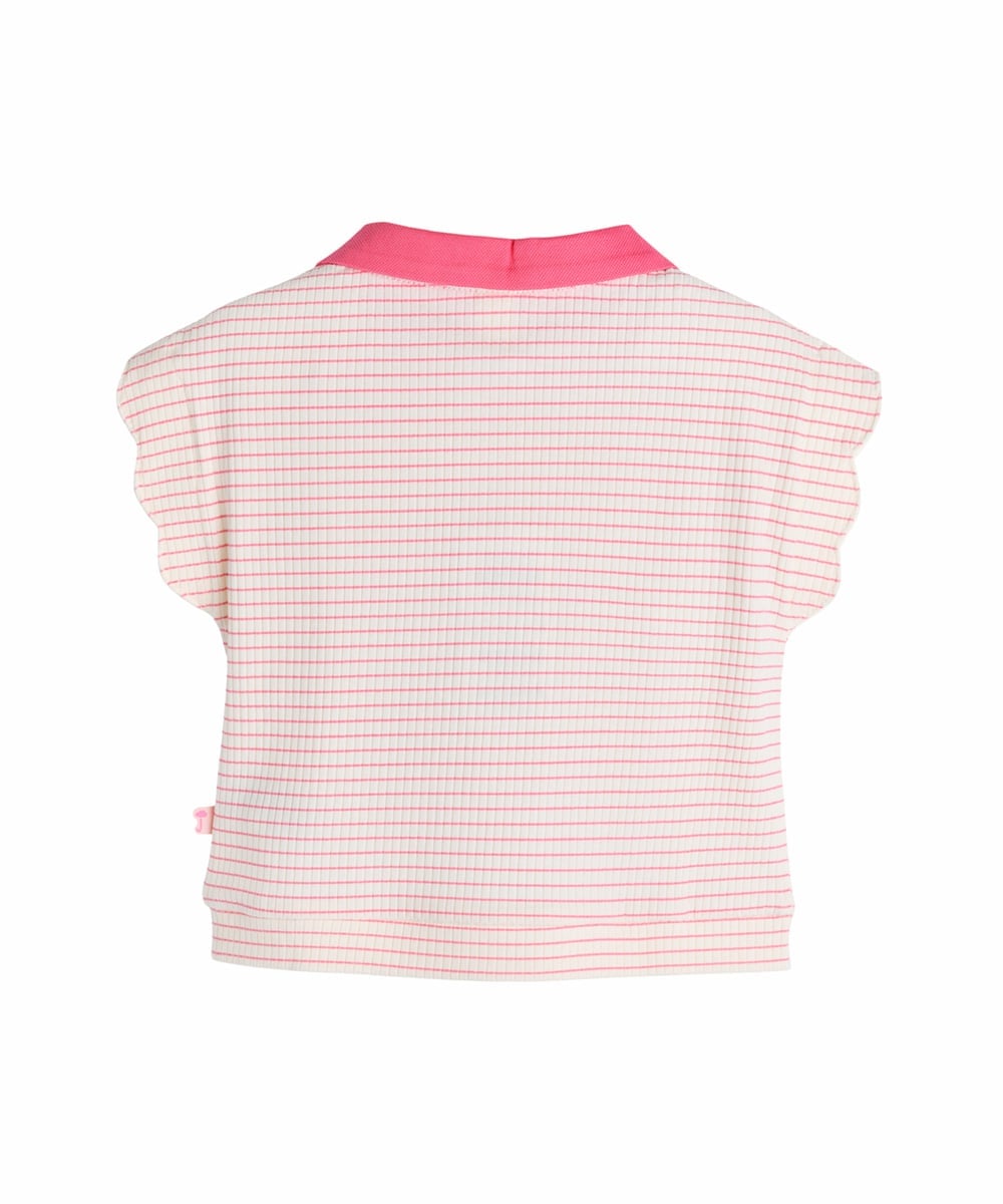 moimoln フローリアカラーTシャツ モイモルン トップス カットソー・Tシャツ イエロー ピンク