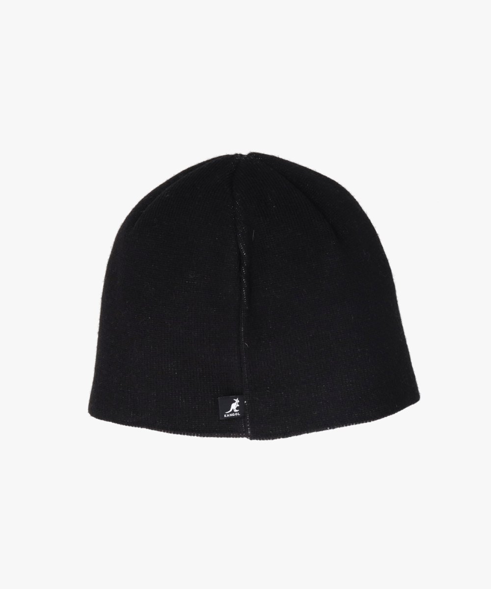 KANGOL SMU JACQUARD BEANIE / カンゴール オーバーライド 帽子 ニット帽・ビーニー ブラック ホワイト