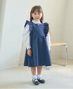 【SALE/30%OFF】Lycee mine 【オケージョン】フリルエプロンワンピース ナルミヤオンライン ワンピース・ドレス ジャンパースカート ネイビー ...